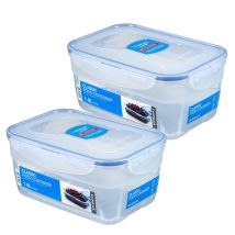 Lock&lock - Vorratsdose Rechteckig, 1800 Ml 208 X 143 X 94 Mm, Nestbar