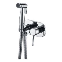 Imex Products - Mice - Grifería Monomando Empotrada Para Bidé Hecha De Latón - Ducha Higiénica Empotrada Y Monomando Grifo Bidet Empotrado Color Cromo