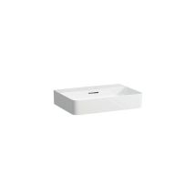 Laufen – val Aufsatzwaschtisch ohne Hahnloch, mit Überlauf – 600mm x 420mm x 115mm – Saphirkeramik