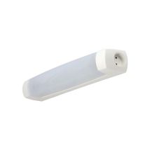 Lebenoid Badezimmerleiste Eo – Wandmontage – Polycarbonat-Diffusor – 75W – IP24 – IK7 – 0,944 kg
