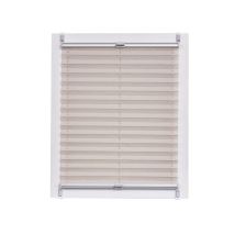 Prolenta Premium - Sunl Ines Plissettato Made In Germany, Luce Del Giorno, Echtc Rush Klemmfix, Argento Grigio Schiene, 50 X 150, Tessuto, Naturale, 