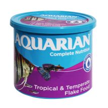 API – Aquarian Tropical Fish Flakes 200g – Natural Colour Enhancer, Easy to Digest, High Protein