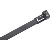 Sapiselco - Kabelbinder Nylon Lösbar Schwarz 100 St. 360x7,5mm
