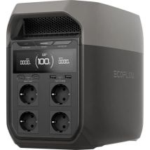 Ecoflow Delta 3 Powerstation Schwarz 1024wh