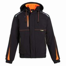 Mantel Morane schwarz – hochsichtbare Kleidung – EPI-Norm