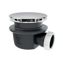 Valentin – Tapón de ducha MINIME 90 mm – Diámetro capucha 115 mm – Salida 40 mm – Compatible con PMR