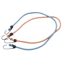 Correas elásticas para equipaje 100 cm – 2 uds – Goma resistente – Ganchos robustos