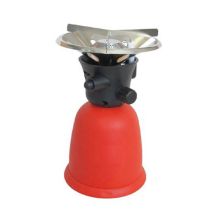 Fornello da campeggio piezoelettrico – 1 bruciatore – Compatibile con cartucce da 190 gr – Mercatools