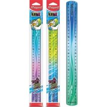 Lineal Twist ́n Flex Decor 30cm Kunststoff Farbig Sortiert (freie Farbauswahl Nicht Möglich)