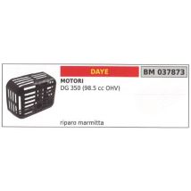 Silenciador De Escape Daye Cortacésped Dg 350 98cc Ohv 037873