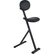Assis Debout Ergoplus Skai Siège En Cuir Artificiel H.550-900mm Sta Noir Kappes
