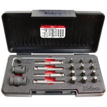 Hesse Kraft-bit-garnitur 7/16 20-tlg. Tx Koken