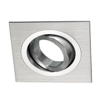 Wonderlamp - W-e000006 Classic Classic - Kit Di Faretto Da Incasso Quadrato, Alluminio, Portalampade Incluso: Gu10, 9 X 9 X 2,5 Cm