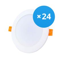 Markenlos - Lot 24x Downlight Led 12w 1080lm 120d - 840 Blanc Froid