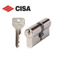 Cilindro di Sicurezza CISA 89mm - Ottone, Acciaio Cementato - 3 Chiavi - Protezione Effrazione