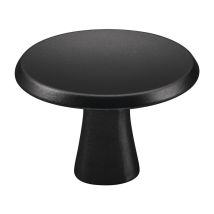 Pomolo Per Mobili 3751 Fusione Di Alluminio Ku.-verniciato Nero Con Vite M4x25mm