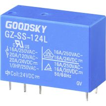 Goodsky - Gz-ss-124l Printrelais 24 V/dc 20 A 1 Wechsler 1 St. Tube