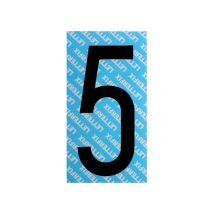 Numéro d'autocollant noir Série T80 – Quincaillerie – Matières, Numéro de porte – Letterfix