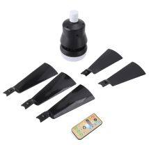 Ceiling Fan Light Dimmable 3 Wind Speed Timer E26 Screw In Ceiling Fan With Led Light For Bedroom Garage Kitchen 40w Ac 85‐265v Black