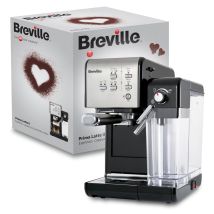Prima Latte Ii Espresso Macchina Per Latte E Cappuccino Pompa Professionale Da 15 Bar E Montalatte Argento [vcf108x] 19 Bar - Breville
