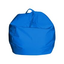 Talamo Italia - Eleganter Sitzsack, Blaue Farbe, Maße 65 X 50 X 65 Cm