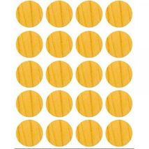 Blíster De 20 Tapones Tapatornillos Adhesivos Color Pino Ø13mm 90914
