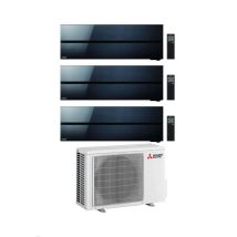 Mitsubishi Climatizzatore Trial Split Kirigamine Msz-ln Nero 9+9+12 Con Mxz-3f54vf4 Inverter R-32 Wi-fi Classe A+++