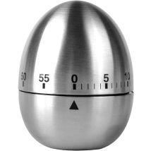 Timer Per Uova Con Allarme Rotante Meccanico In Acciaio Inossidabile, Timer Di Cottura Da 60 Minuti