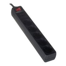 Energenie - Spg5-c-15 Limitador De Tensión Negro 5 Salidas Ac 250 V 4,5 M