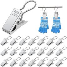 85 Stück Metall-gardinenclips, Dekorative Gardinenclips, Haken Zum Aufhängen, Für Die Heimdekoration, Silber