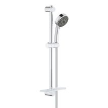 Conjunto Vitalio Comfort Grohe 26096000 Ducha De 3 Chorros + Barra De 60 Cm + Flexible De 175 Cm