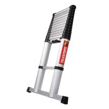 Scala Telescopica 3.80m Con Sbarra Stabilizzatrice - Altezza Mass. Di Lavoro 4.60m - Tel-20138ws