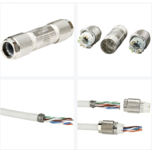 Metz Connect - 130863-02-e 8-way Sensor Connector, Cat7a, Female, Idc / Idt Female