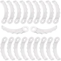 Lot De 20 Lames De Rechange Pour Débroussailleuse Makita 198426-9 - Lames En Plastique Pour Tondeuse Makita 198426-9.
