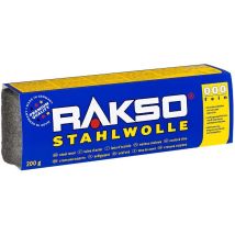Stahlwolle 000 – 200 g – extra fein – für Holz, Glas, Stein, Metall – RAKSO