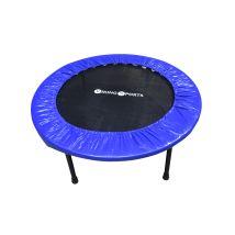 Viking Sports Fitness-Trampolin – faltbar – Durchmesser 101 cm – Rahmenhöhe 22,5 cm – blaue Sprungmatte – 32 Federn