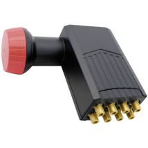 MEGASAT Octo-LNB mit 8 Ausgängen – HDTV Empfang – 60 dB Verstärkung – Wetterfest – 4K-fähig – 40 mm Feed-ø