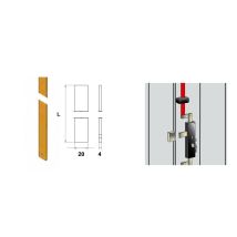 Asta In Acciaio Torbel 1500mm Per Finestra E Persiana