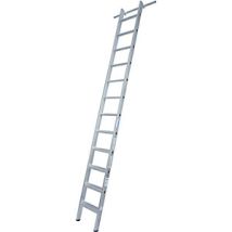 Krause – Escalera telescópica de 12 peldaños de aluminio – Capacidad de carga 150 kg – Altura máxima 4100 mm