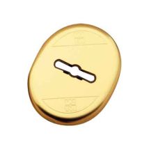 Placa Exterior Para Doble Tarjeta Cromo Satinado