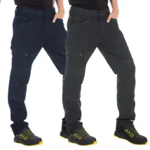 Pantaloni Da Lavoro Rica Lewis Weller Grigio Scuro 54