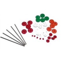 Zahnrad-Sortiment Modulo 0,5 C-6085 – 40 Stk. – 125 mm – 3 mm – Modul 0,5