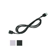 Extensión 3x0,75mm 10A 3m Blanco y Negro – Cable de alarma