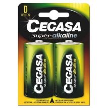 Batteria super alcalina LR20 blister pack 2 pz – Cegasa