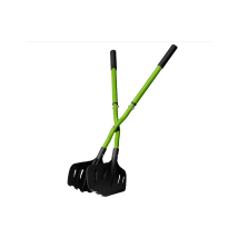 Recogedor De Hojas Xxl Con Mango Ajustable - Eartwise - Venteo - Herramienta De Jardín Ergonómica - Recogedor De Hojas - Verde/negro - Mango 