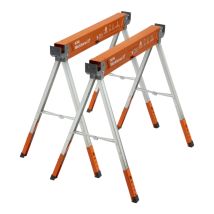 Coppia Di Cavalletti Da Lavoro Bora Workhorse Xt 760 - 860 Mm Regolabili In Altezza ( Pm-3360t ) Portata Totale 1225 Kg