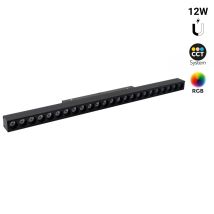 Apparecchio Lineare A Binario Magnetico Rgb + Cct - 12w - Ugr18 -