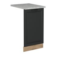 Vicco - Geschirrspülblende R-line, Anthrazit Landhaus, 45 Cm , Ap Marmor