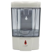 Desineo - Distributeur De Savon Et Shampoing Automatique Mural 600 Ml Transparent Ergonomique