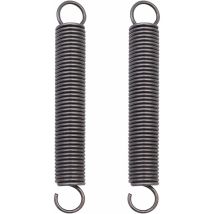 Tinor – Stainless Steel Tension Springs – Pack Of 2 Compressed Springs – Double Hook 18mm – Length 150mm For Various Applications